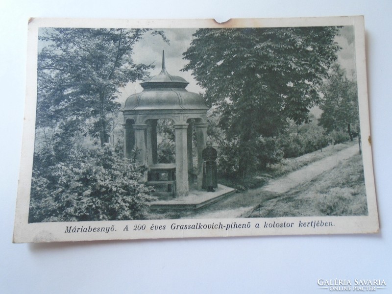 D190293 old postcard - Mária, fir, grassalkovich resting 1943