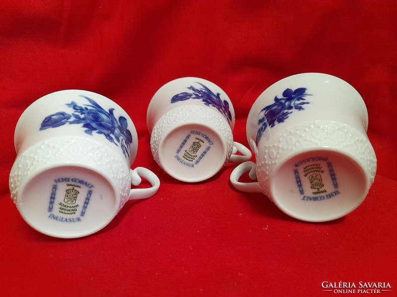 German germany arzberg schumann bavaria blue rose patterned porcelain cup, mug, cup.