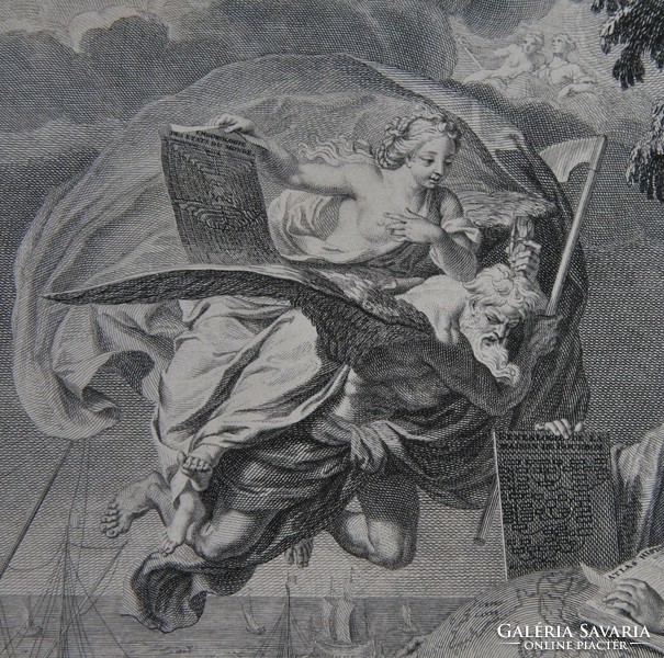 Barokk metszet, Bernard Picard, 1720