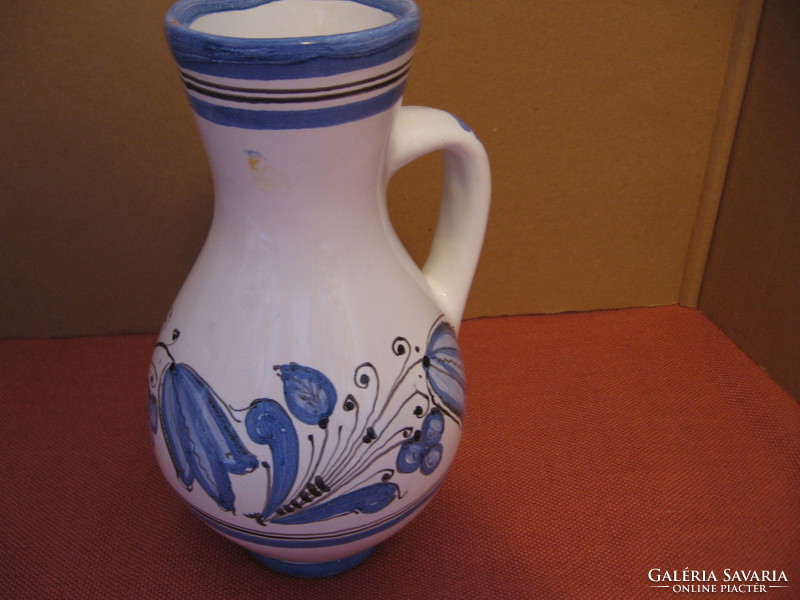 Haban blue and white jug with goblet