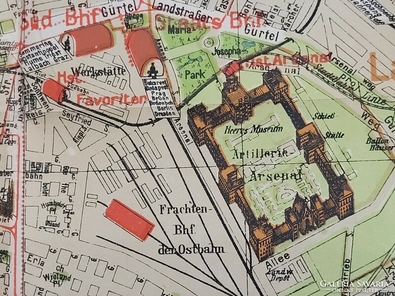 1923 Wien nagy térkép, PHARUS-PLAN