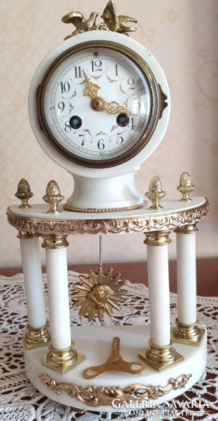 Restored antique table, furniture or fireplace clock