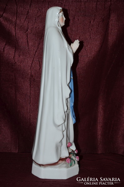 Óriási antik Lourdes Mária szobor  ( 41 cm )  ( DBZ 003 )