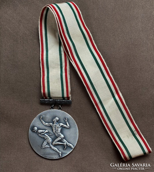 Silver medal, viii.Athlétikai eb, budapest 1966. Gyula Gáll.