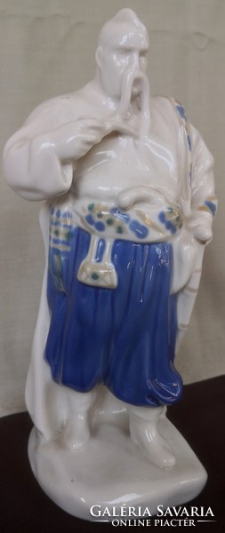 DT/063 - Polonne-i porcelán – Taras Bulba, ukrán kozák porcelán figura