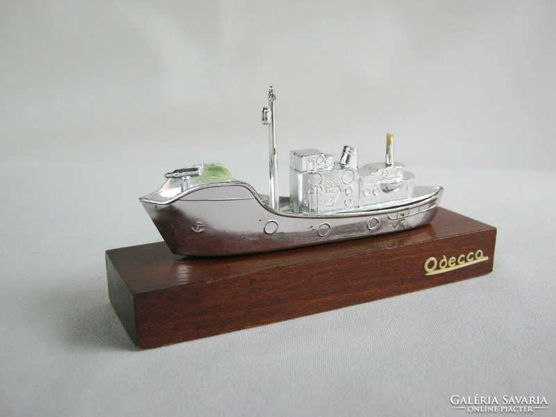 Retro Russian Odessa souvenir ship