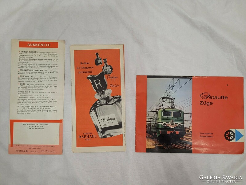 1960s France tourist, travel brochures
