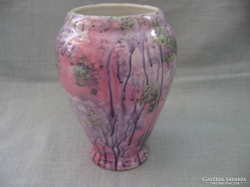 Vajda ceramic handarbeit made in hungary chandelier vase