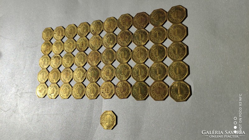 Rare antique copper German beer - beer token - coin, money 1820-1947