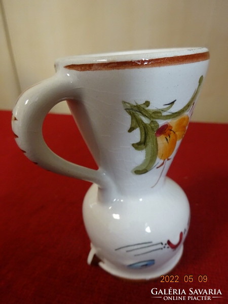 German porcelain, hand-painted kitten-shaped vase with ears. He has! Jókai.