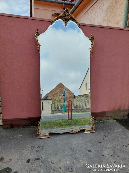 Antik barokk tükör 265x125cm