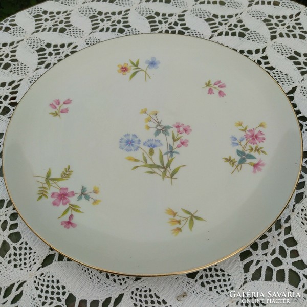 Kpm German porcelain floral serving bowl