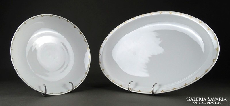 1I860 old art nouveau imperial porcelain set tableware 10 pieces