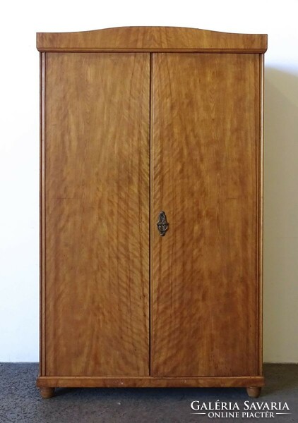 1I895 antique cherry two door wardrobe 200 x 122.5 Cm