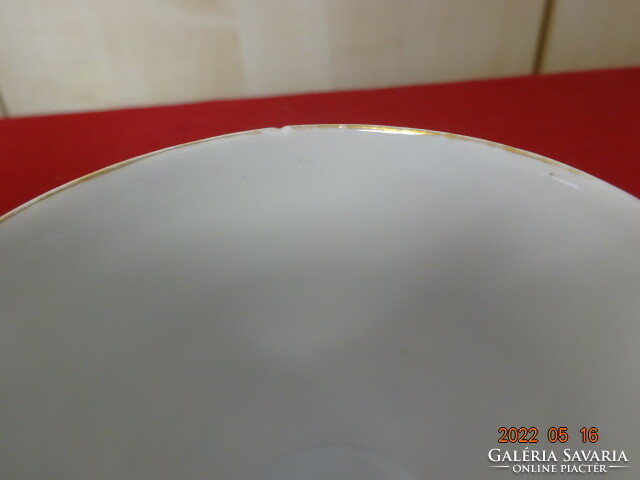 Chinese porcelain tea set, golden pheasant pattern, transparent. He has! Jókai.