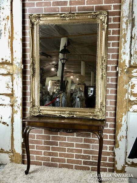 Restored antique mirror large size 05.