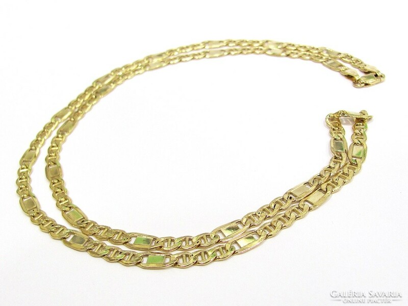 Gold men's necklace (k-au94505)