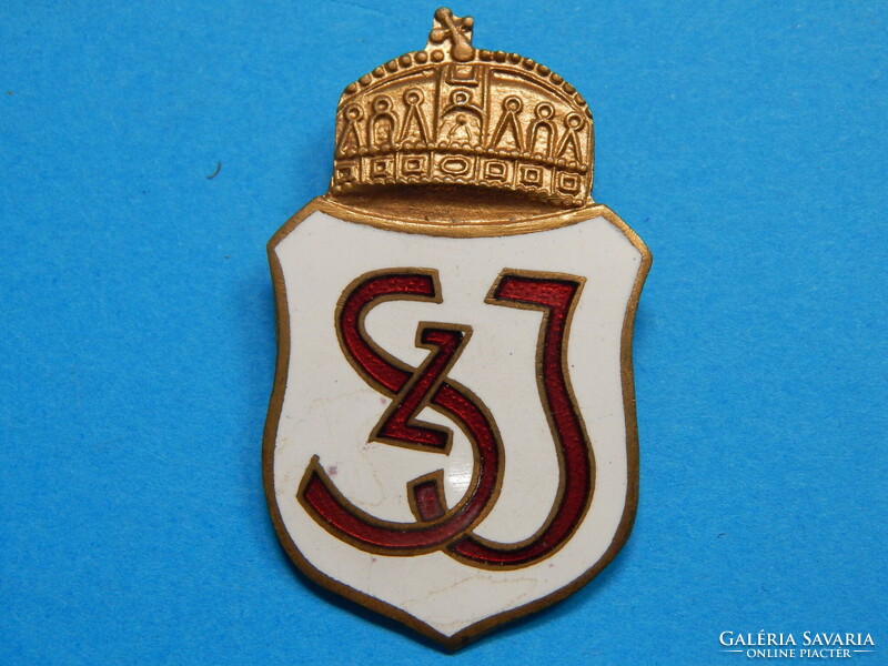 Szeged m. Kir. Badge of St. Imre's civic boys' school, in outstanding condition