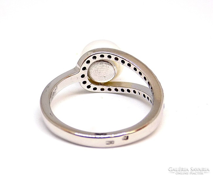 Gyöngyös ezüst gyűrű (ZAL-Ag94265)