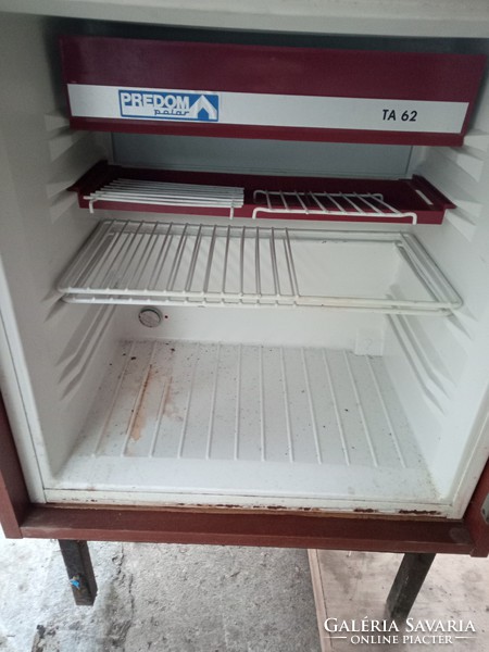 Good condition predom polar refrigerator in storage cabinet from the 1950s-60s