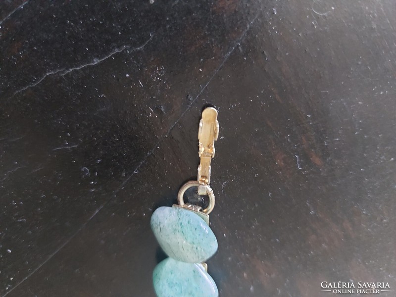 Gold-plated jade stone women's bracelet