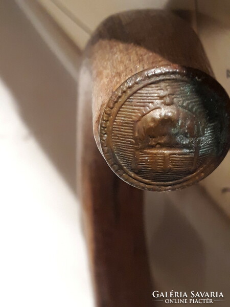 Old walking stick with ornaments