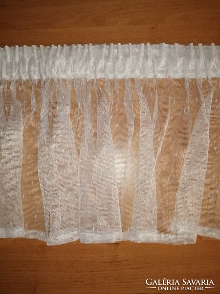 Lace curtain 34 cm long and 215 cm wide