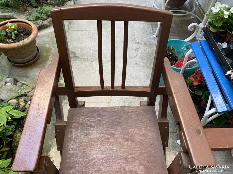 Antik etető szék, bili és hinta szék egyben XX.sz eleje
