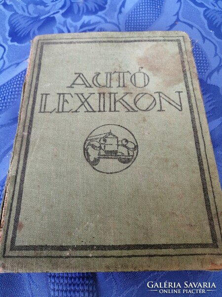 Dr. József Csécsy: car lexicon 1928 edition