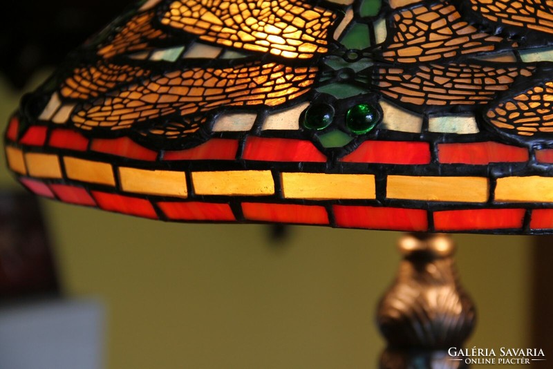 Tiffany szitakötős lámpa 58 cm