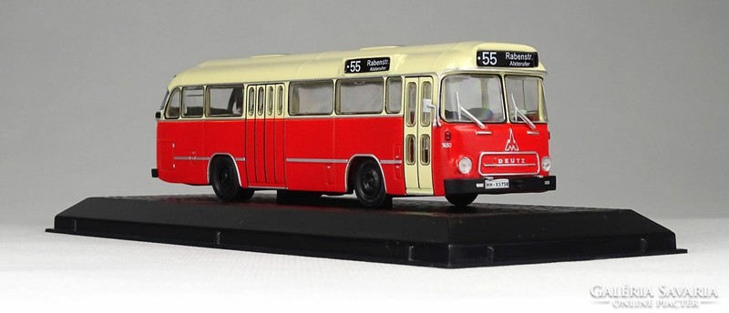 1J199 magirus-deutz saturn ii in the gift box of a 1964 bus model
