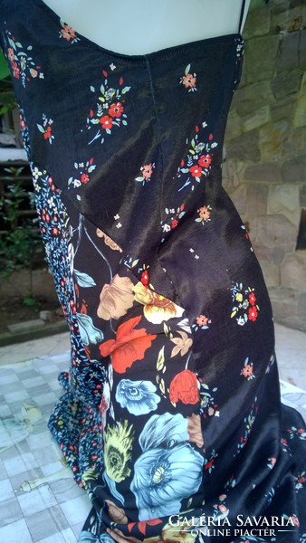 Fashionable zara women's underwear, nightgown, jumpsuit black-floral s-m unique item