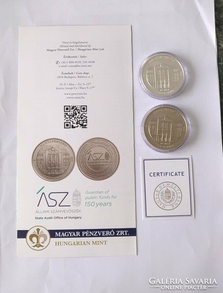 2020 State Audit Office non-ferrous metal commemorative coin - 10,000 pp silver 2000 ft bu - capsule, with description