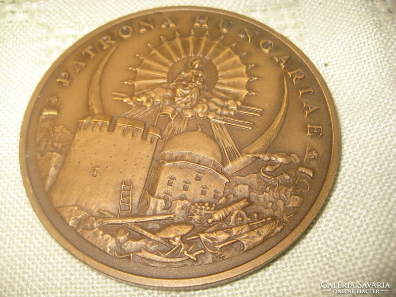 Pécs was freed from the Turks 300 years ago, patron Hungarian, Gyula Bozó 1986, 70 x 5 mm