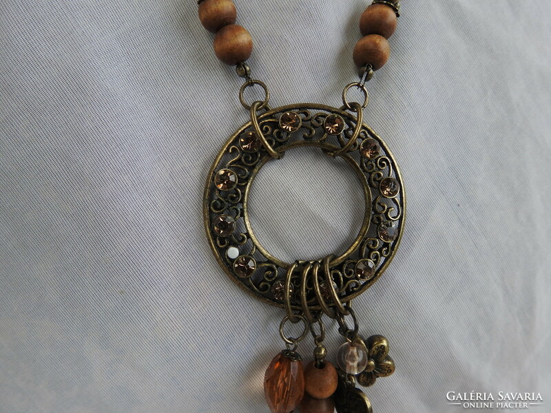 Richly decorated baroque necklace