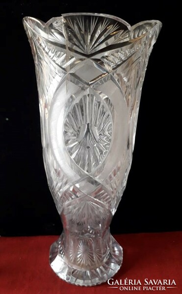 Huge, 50 cm crystal vase.