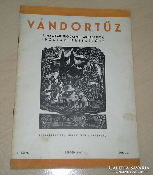 RITKA! Vándortűz, a Magyar Irodalmi Társaságok időszaki értesítője, 1947. 4. sz. június