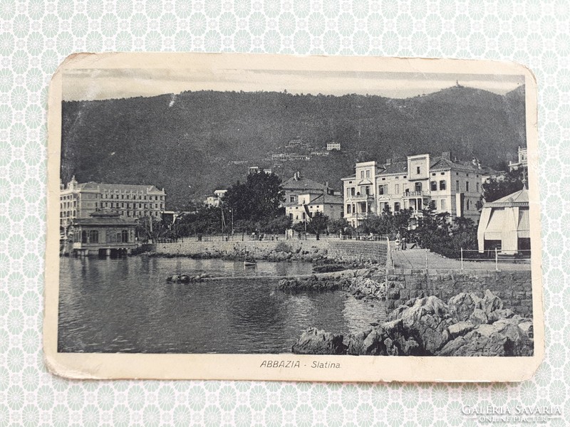 Régi képeslap Abbazia Slatina fotó levelezőlap