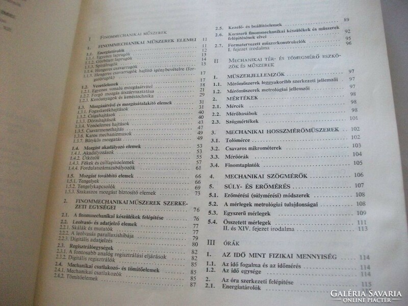 SZAKKÖNYV Finommechanikai kézikönyv - finommechanika szakkönyv   575 oldal rengeteg témakör