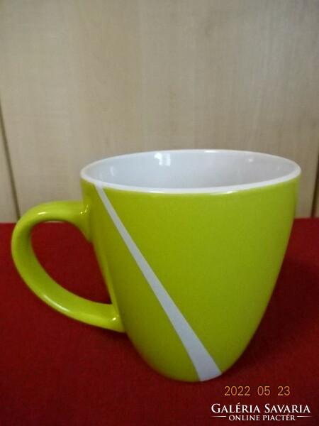 Mc cafe mug, 10 cm high, green, 2008.