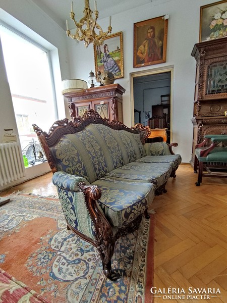 Barokk kanapé thonet berakással