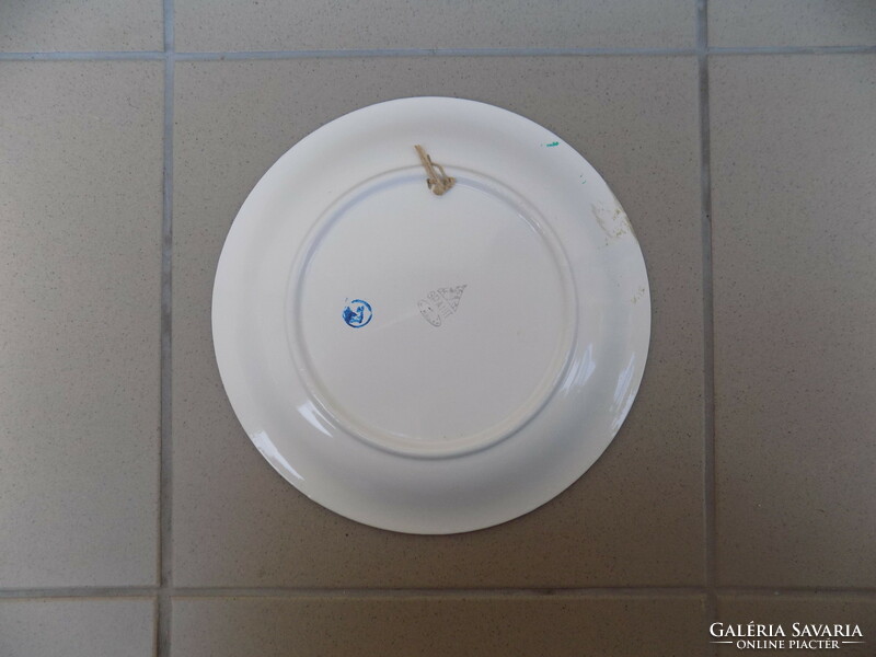 Extrém ritka Gránit falitányér fali tányér 24 cm (n)