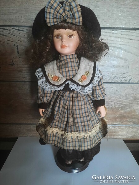 Antique style porcelain doll