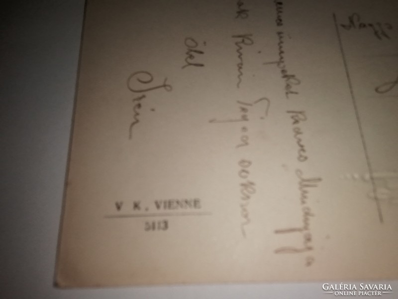 1912. V.K. Vienne, embossed Christmas postcard 213.