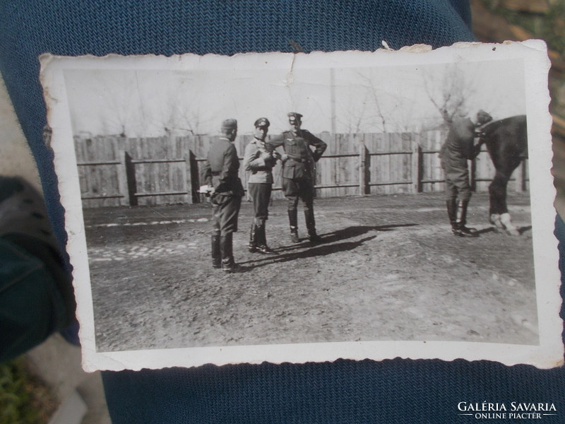 Eredeti II világháborús fotó fénykép német katona tisztekkel