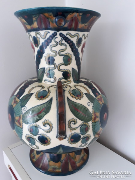 Zsolnay vase - huge from 1878
