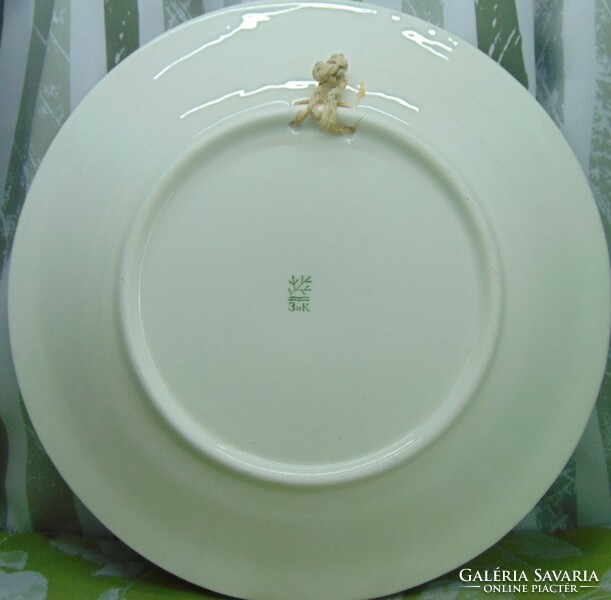 Soviet ornamental ceramic plate