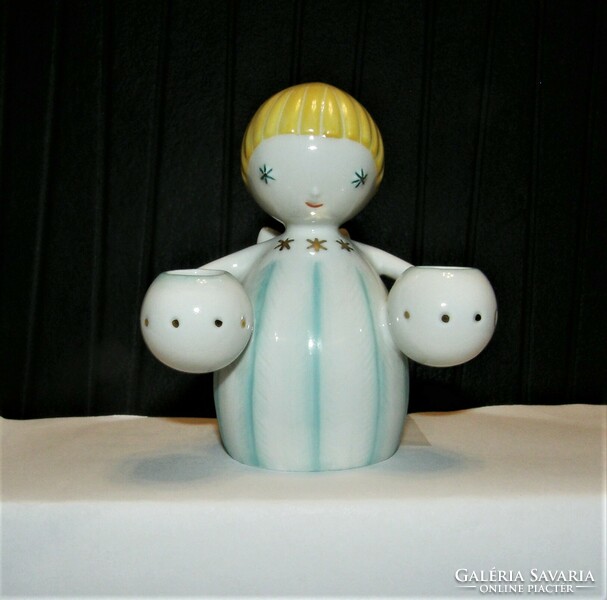 Angel - porcelain figurine from Aquincum