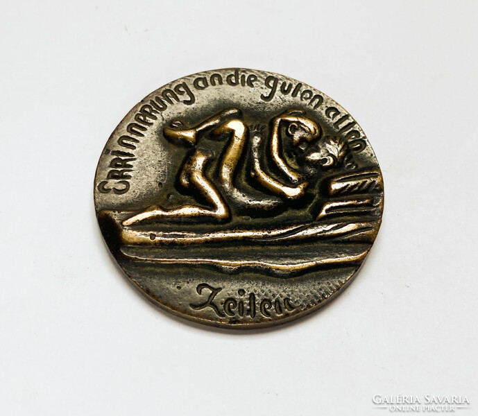 German erotic medal, ‘remember the good old days’