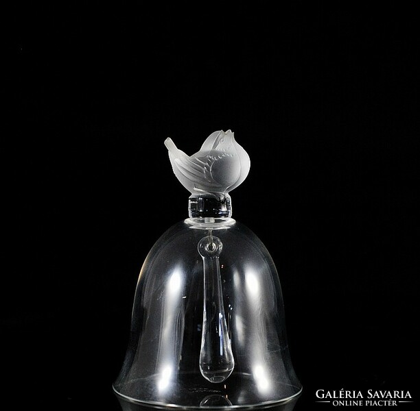 Lalique glass bell.